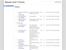 Tablet Screenshot of forms.massac.org